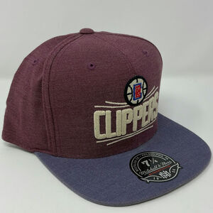 Mitchell & Ness Los Angeles Clippers Classic Fitted Hat Size 7 1/4 Old Logo NWT